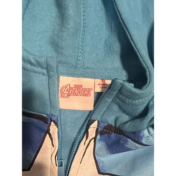 The Avengers Captain America Hoodie Boys Medium Size 8 Costume Jacket New NWT - Picture 10 of 10